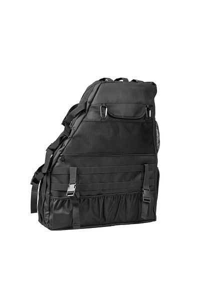 Choice Left Cargo Saddle Bag For Wrangler JK JKU JL 4-Door Roll Bar Storage Bag Cage Multi-Pockets Organize