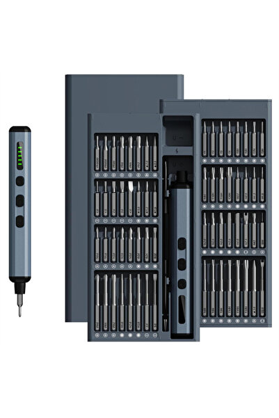 Choice مجموعة مفكات كهربائية مغناطيسية 68 في 1 مع 5 رؤوس توركس دقيقة للتحكم في عزم الدوران