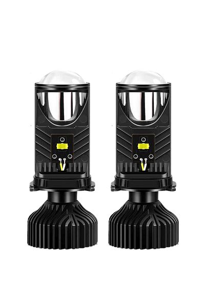 Choice H4/9003/hb2 Hi/lo Lhd 2pcs H4 Led Projector Car Headlight 30000lm 6000k Canbus Fan Cooling Mini Bi L