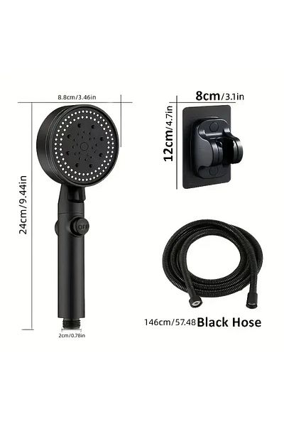 Choice Shower 304 Stainless Steel Bathroom Shower Faucet Wall Mounted Triple Tub Faucet Hot and Cold Water