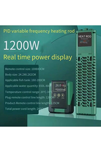 choice2 سخان حوض سمك عالي الطاقة PTC بقدرة 1200 واط، يعمل بجهد 220-240 فولت و...