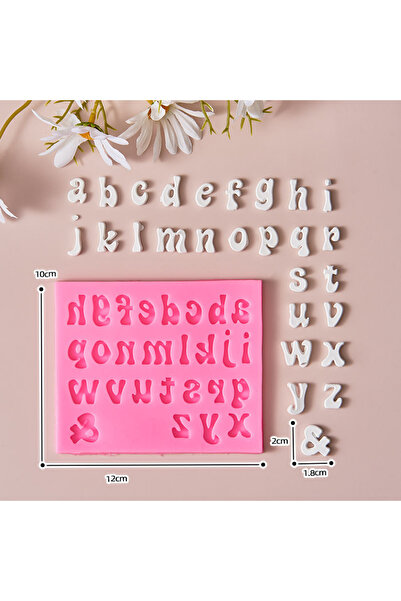 Choice C JCD DIY Arabic Numerals English Alphabet Silicone Mold Handmade Chocolate Pastry Cake Decoration .