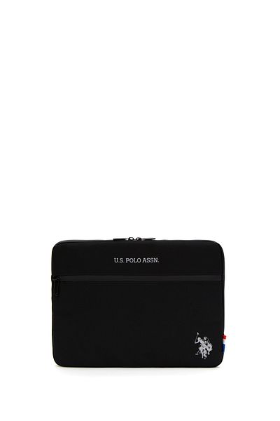 U.S. Polo Assn. حقيبة كمبيوتر محمول رمادية 50298707 -vr024