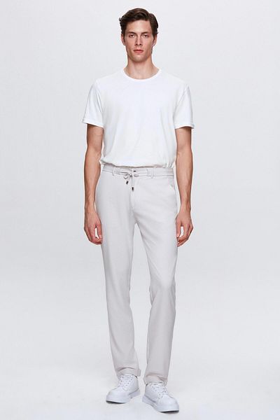 Twn Slim Fit Stone Dobby Jogger Παντελόνι