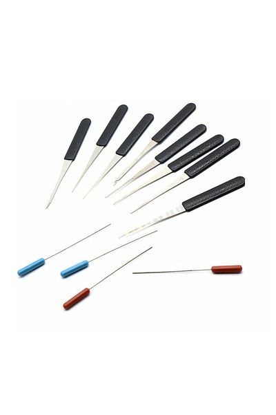 Choice 12 PCS 12PCS Lock Pick Set Locksmith Supplies Broken Key Extractor Remove Hooks DIY Hand Tools Hardw