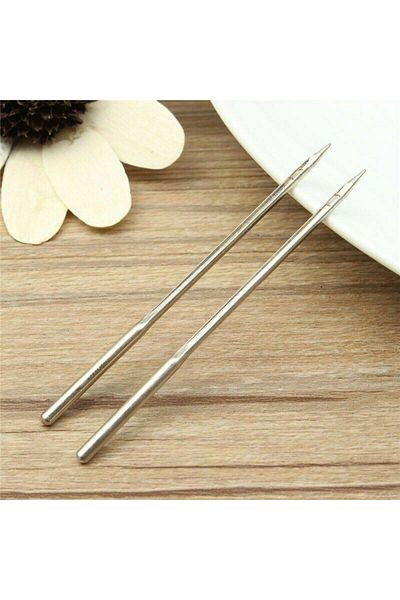 Choice 5pcs 5/10/15/20/25pcs Sewing Leather Awl Needles Tool Crochet Bent Hook Needle Set Repair Tools For