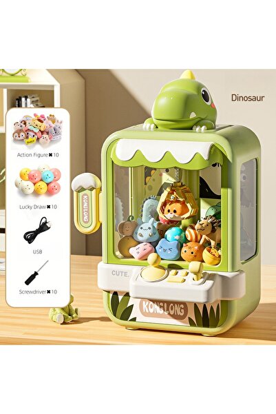 Choice Dinosaur Dinosaur Claw Machine Toys Electronic Arcade Game Adjustable Catch Doll Machine Music Mini