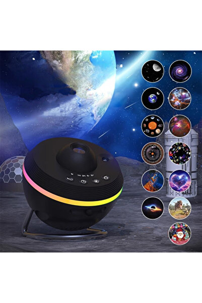 Choice Black Dynamic Meteor 13 in 1 Ultra Clear Projector Lamp Rotary Space B...