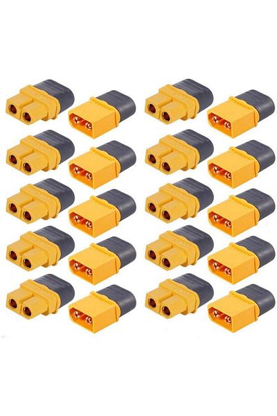 Choice 5/10 Pairs XT60H connector plug with Sheath Housing Female / male XT60 plug for RC Lipo Battery c...