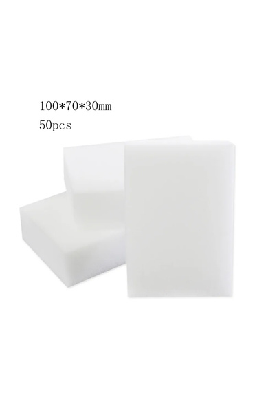 Choice 50pcs 50pcs 100*70*30mm White Magic Melamine Sponge Eraser for Kitchen...