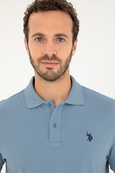U.S. Polo Assn. Ανδρικό μπλουζάκι Indigo Basic 50279573 -VR028