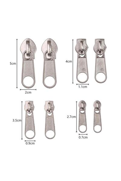 Choice5 1473605-8pcs 3# 5# 8# 10# Zipper Head Zipper Repair Kit Easy Fix Zipp...