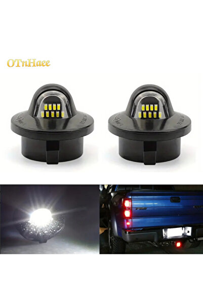 Choice مجموعة مصابيح لوحة الترخيص 6000K قطعتين لسيارة فورد F150 F250 F350 Sup...