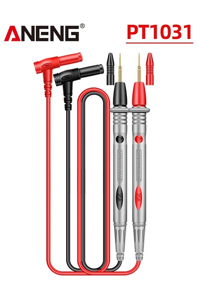 Choice Pt1031 Pt1031 20a Gold-plated Special Tip Digital Multimeter Test 1000v Slicon Rubber Wire Retardant