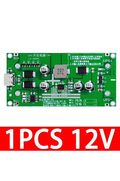 Choice Type-C 15W 3A 18650 Lithium Battery Charger Module DC-DC Step Up Booster Fast Charge UPS Power Su...