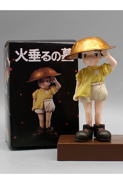 Choice With Box 14cm Setsuko Figures Anime Tombstone For Fireflies Hotaru No Haka Cute Girl Figurine Model
