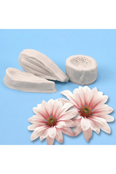 Choice 3Pcs Daisy Wild Chrysanthemum Silicone Cake Baking Mold Sugarcraft Chocolate Cupcake Resin Tools ...