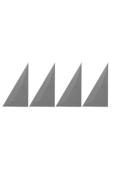 Choice 4Pcs Window Tint Squeegees Triangle Corner Squeegee Plastic Card Scraper for Car Wrapping Window ...