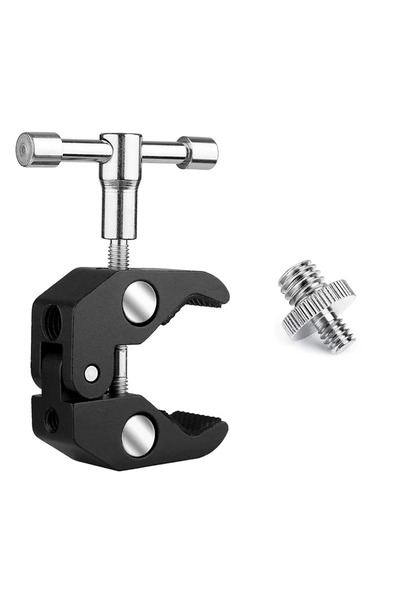 Choice 1 كماشة مشبك على شكل مخلب سرطان البحر، حامل ثلاثي القوائم للكاميرا، حا...