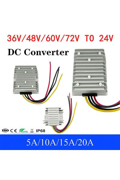 Choice 24v 48v(30-60V) 20a 36v 48v 60v 72v 30-90v To 24v 5a 10a 15a 20a Dc Dc Converter Step Down Voltage R
