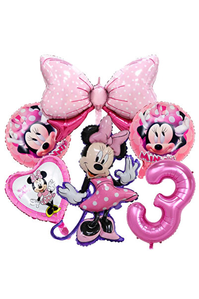 Choice 1 set 6 pcs 1set Mickey Minnie Baby Foil Balloon set Girl Boy Shower B...