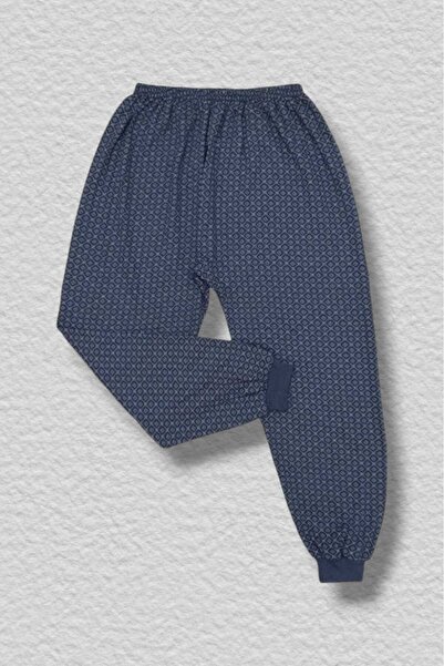 Senar Ανδρικές χειμερινές πιτζάμες με βαμβακερή διχτυωτή μανσέτα στα πόδια