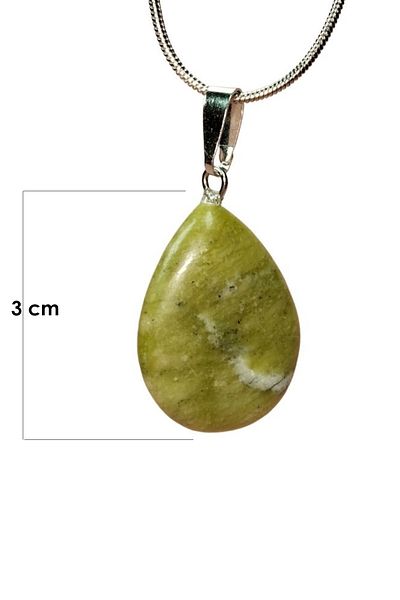 STUMBANNG Aquamarine Natural Stone Chain Handmade Necklace End: 3 cm Chain: 20 cm Boxed