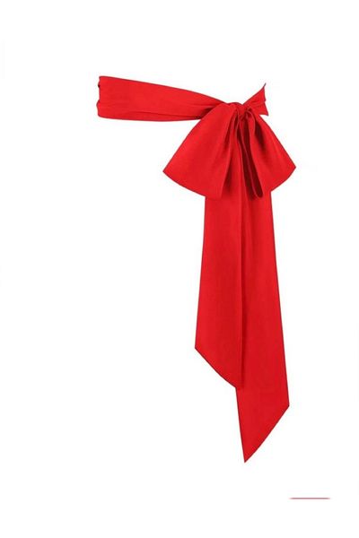 quella atelier Satin Scarf Neck Shawl Bow Scarf May 19