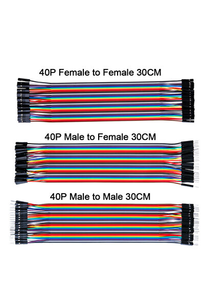 Choice 30CM 1 Set Dupont Line 120pcs 10cm/20CM/30CM M-M + M-F + F-F Jumper Wire Dupont Cable for Arduino B