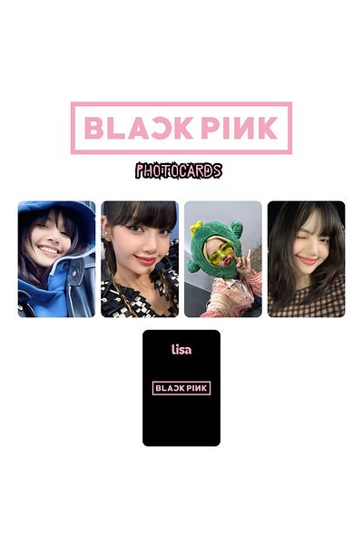 Kpop Dünyasi Blackpink Lisa Photocards Set 1 - 8 Items