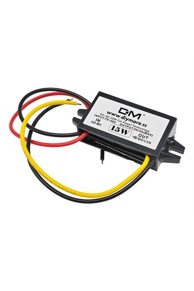 Choice Black Dc-dc 12v To 5v 3a 15w Car Power Converter Micro Mini Usb Step Down Voltage Power Supply Outpu