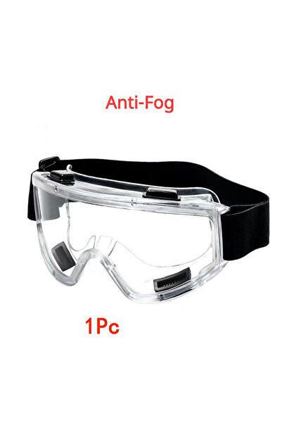 Choice Clear -1Pc Safety Antifog Protective Goggles Safe Anti-Splash Wind-Proof Work Glasses Industrial Res