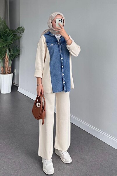 Hazamoda طقم تريكو إميلي إكرو - جينز