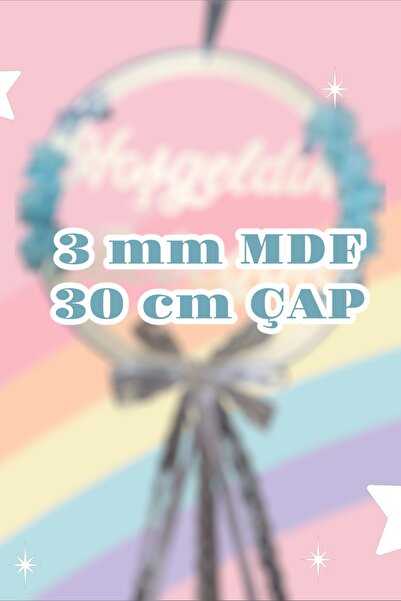 Tasarım Hoşgeldin Bebeğim Yenidoğan Kapı Süsü