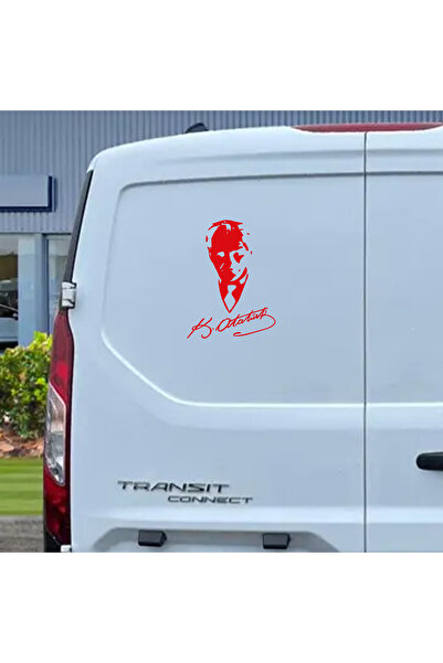 Sönmez Sticker Atatürk İmza Sticker - Atatürk Sticker - Oto Sticker - Araba S...