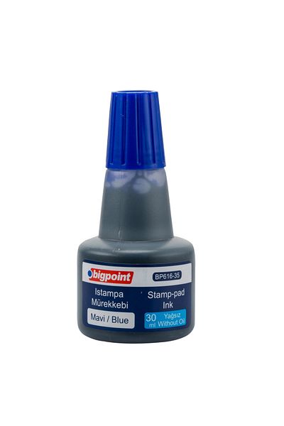 Bigpoint |   Istampa Ink, Compatible with Stamp and Stamp - Oil-Free and Permanent Ink, Blue, 30 ml