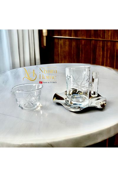 Paşabahçe Luxury 18 Piece Tea & Coffee Set