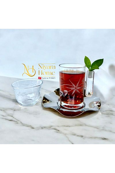 Paşabahçe Luxury 18 Piece Tea & Coffee Set