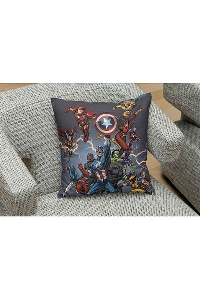 owl bag Τετράγωνο μαξιλάρι με γκρι σχέδιο Avengers Heroes