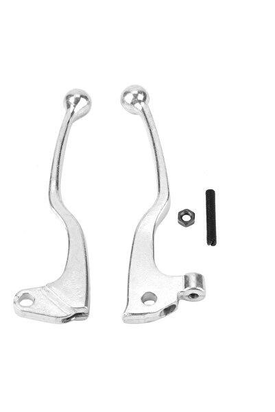 Choice زوج واحد من مقابض فرامل وقابض الدراجة النارية باللون الفضي، مناسبة ليا...