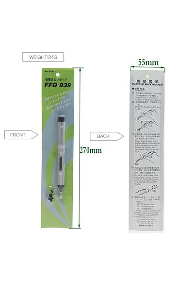 Choice Silver Vacuum Suction Pen Kit Ic Smd Vacuum Sucking Suction Pen Remover Sucker Pump Pick Up Tool Des