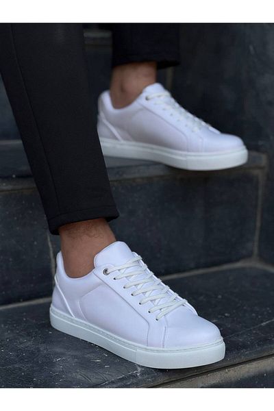 Joy Man J-BX1 Lace-up Orthopedic Sole Casual Ανδρικά αθλητικά αθλητικά παπούτσια BT Λευκό