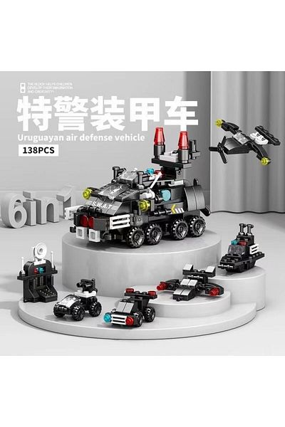 Choice 138pcs Nobox New 1000 Pcs City Police Station Car Headquarters Building Blocks Truck Swat Figure Ww2