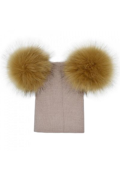 OEM Drool Pom Pom Hat (Color: Khaki)