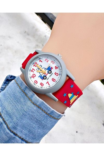 Weluxa Q&Q Kids Wristwatch - 10 Atm Waterproof, Silicone Cord