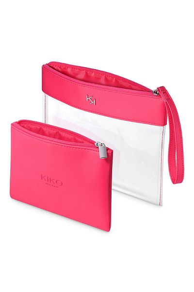 Kiko Τσάντα μακιγιάζ - Διάφανη θήκη ομορφιάς 002 Fuchsia 01