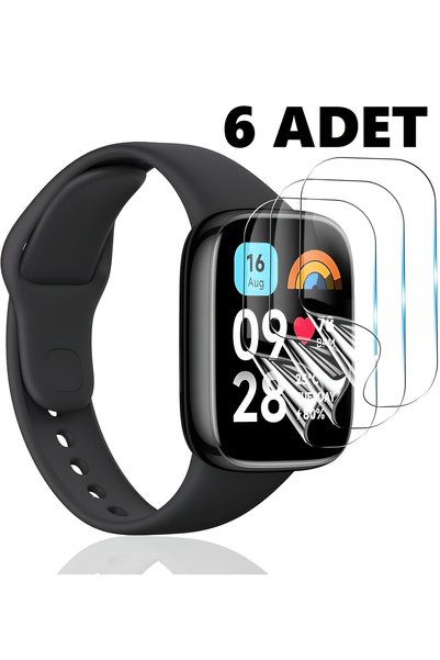 aheaks واقي شاشة نانو جيلاتين لساعة Xiaomi Redmi Watch 3 Active Smart Watch 6...