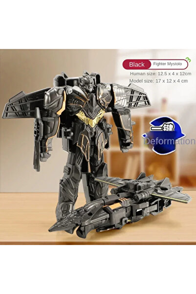 Choice4 سيارة تحويل سوداء 2 نموذج روبوت أنمي خطوة واحدة تشوه لعبة روبوت لعبة ...