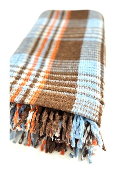 EYPRICH Scotch 1St Class Quality 100% Cotton Honeycomb Patterned Single Person Blanket