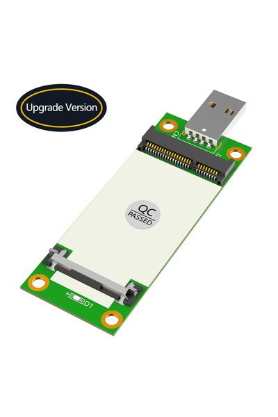 Choice green Mini PCI-E to USB Adapter With SIM card Slot for WWAN/LTE Module